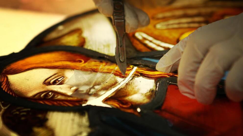 La créatrice de vitraux Flavie Vincent-Petit - Photo : DR