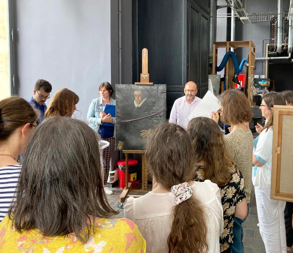 Formation au C2RMF - Photo : INP