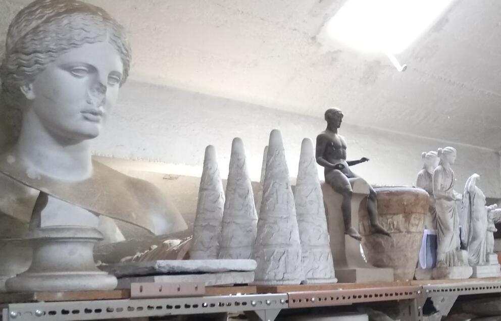 Visite du musée d'archéologie nationale de Saint-Germain-en-Laye - Photo : INP