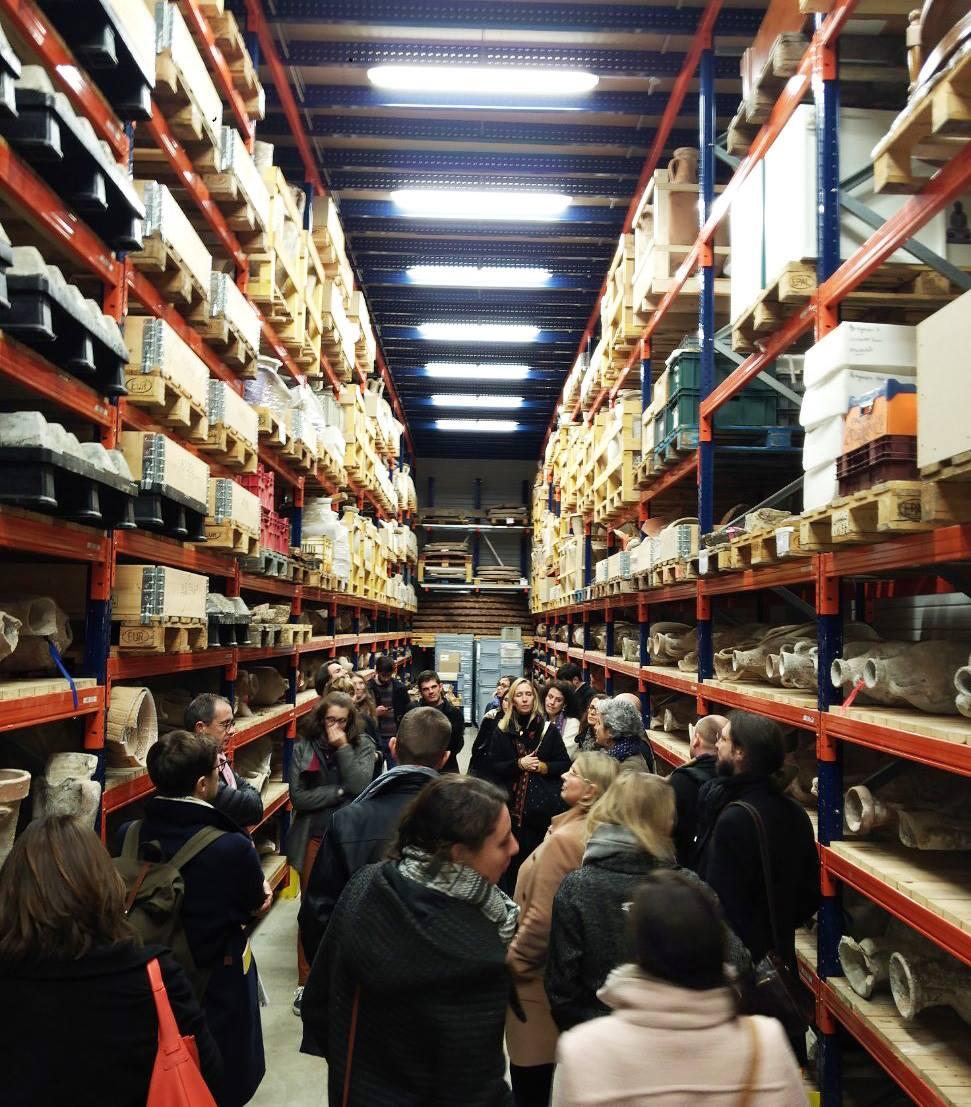 Au Dépôt archéologique des Milles à Marseille - Photo : Patrick Dumeix / Inp
