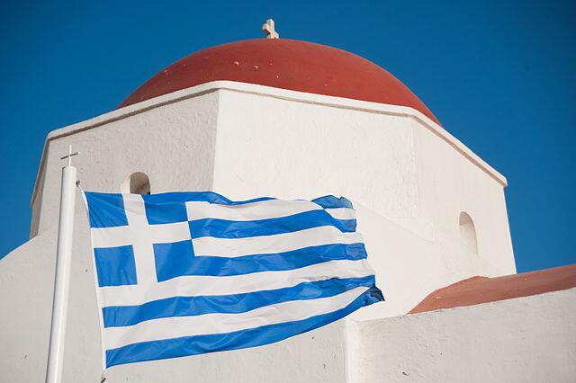 Drapeau Grec - Photo : CC BY Mstyslav Chernov