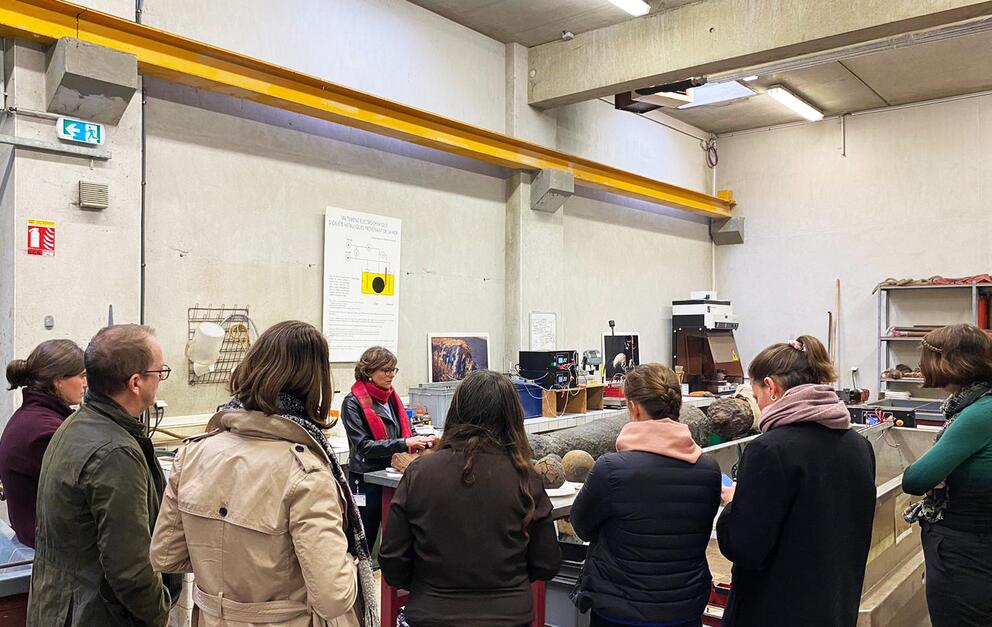 Les élèves conservateurs visitent une réserve - Photo : INP