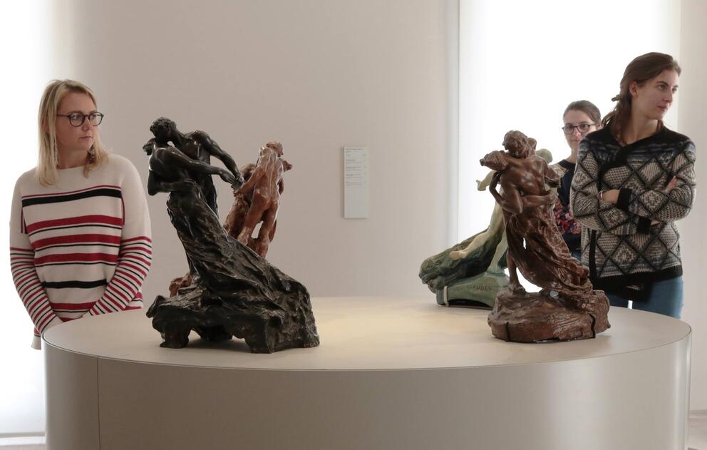 Les élèves conservateurs du patrimoine (musées et monuments historiques) en visite au Musée Camille Claudel - Photo : Marie-Laure Moro / Inp