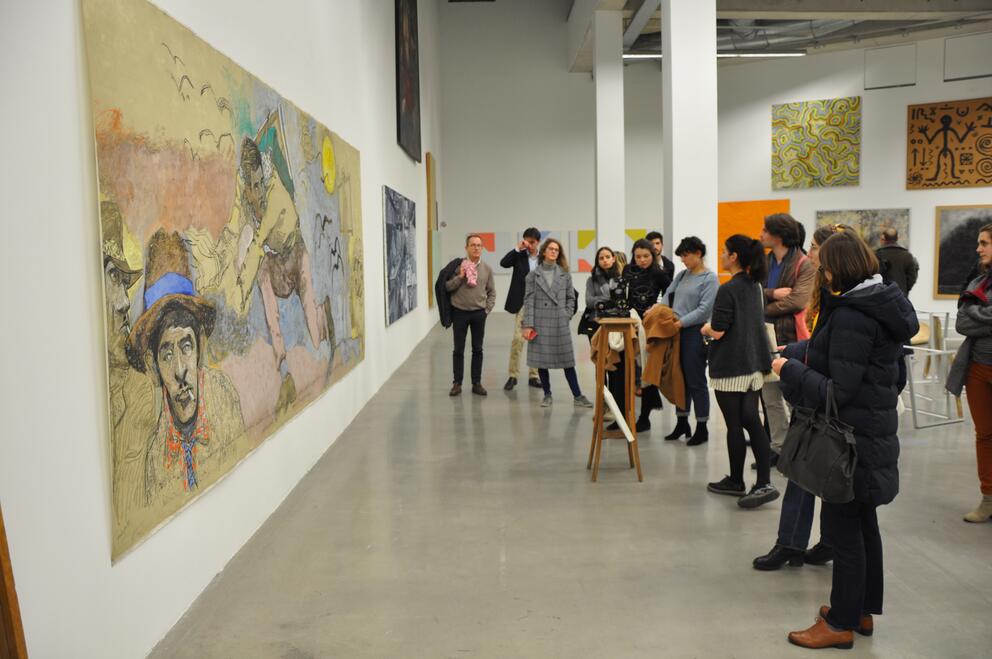 Visite du FRAC - Photo : Patrick Dumeix / INP