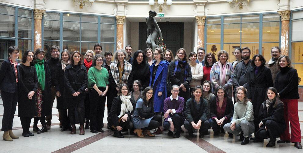 Les élèves conservateurs de la promotion Rose Valland en 2023 - Photo : Antonio Zuluaga / INP