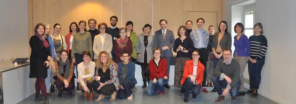 Les participants de la formation franco-italienne sur les réserves - Photo : Inp