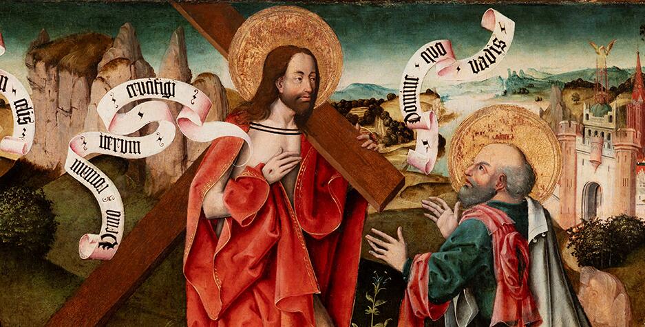 Retable de l’église Saint-Michel de Weyersheim (détail) - musée Unterlinden de Colmar