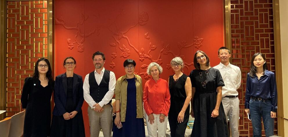 L'équipe projet conduit par l'Inp en collaboration avec  la Fondation Huaxia - Photo : DR