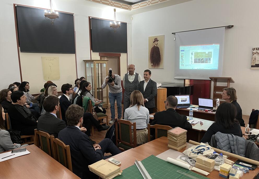 Formation arts graphiques, Erevan - Photo : Caroline Marchal-Poncelet