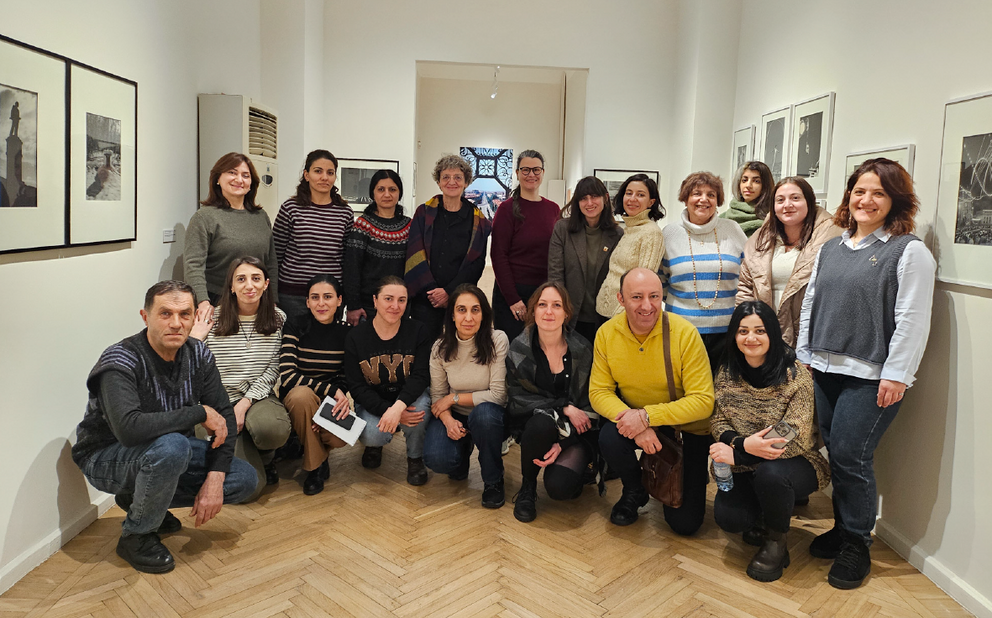 Formation sur la préservation des collections photographique, 2025, Arménie - Photo : INP