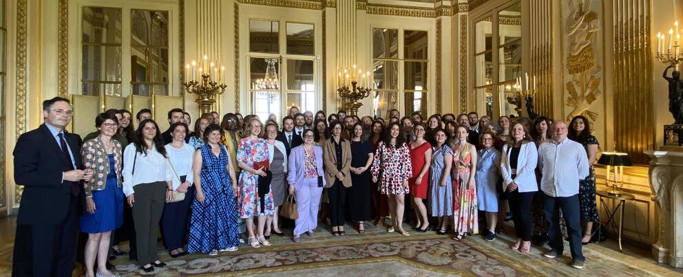 la promotion Champollion reçu par Rachida Dati - Photo : INP