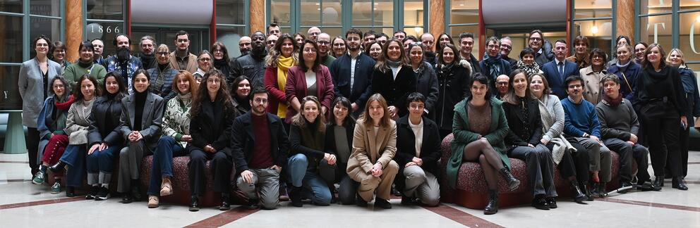 Les élèves conservateurs de la promotion 2026 - Photo : Antonio Zuluaga / INP