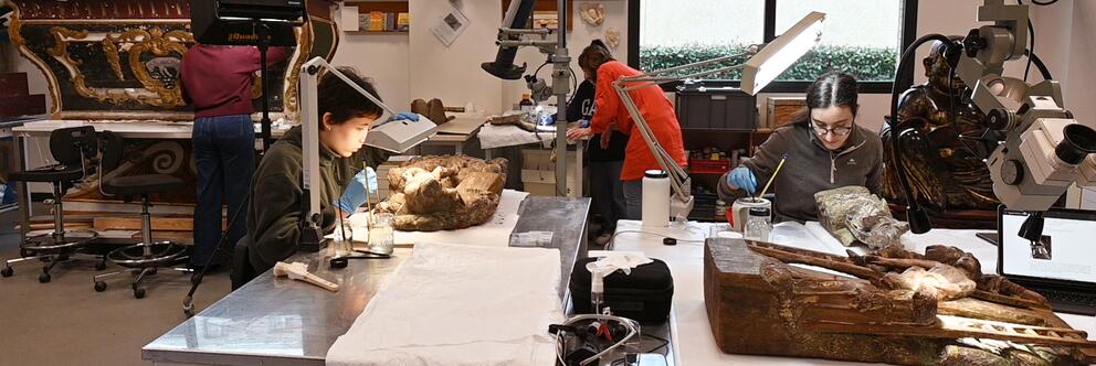 Photo de l'atelier sculpture