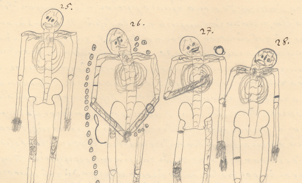Extraits des carnets de fouille de Panagiotis Stamatakis à Chéronée, 1880